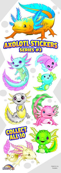 Wordless Axolotls Stickers Series 2 display front