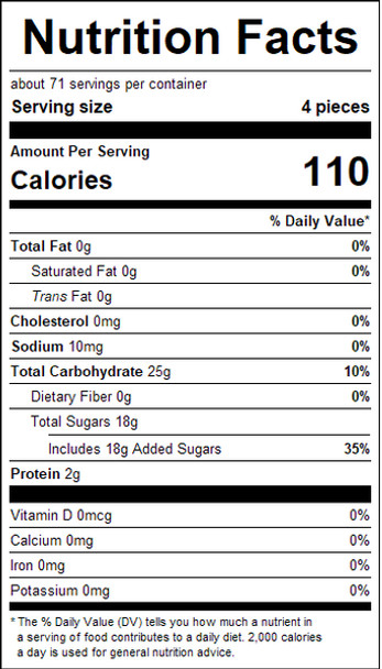 Gummi Brown Swiss Bovines (20lb) nutrition