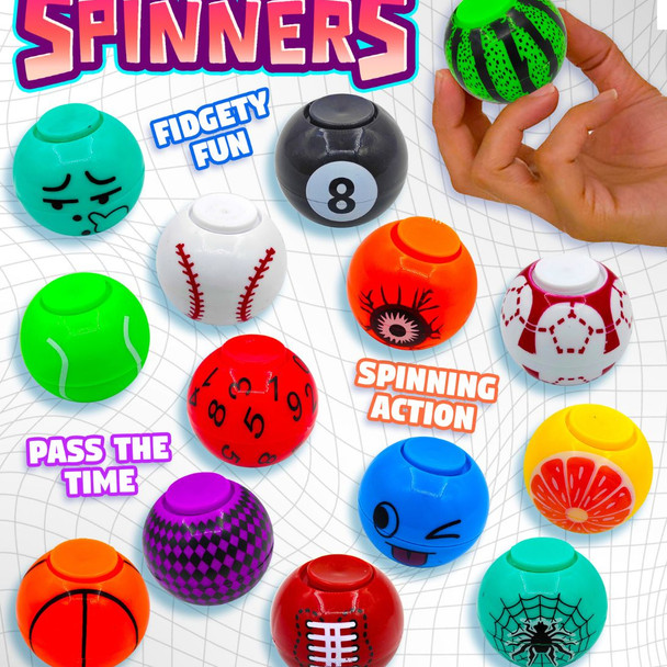 Self-Vend 2" Finger Spinners display