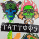Neon Skull Tattoos display third