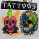 Neon Skull Tattoos display bottom