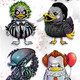 middle square display Terror Ducks portion