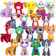 Medium Generic Plush Crane Toys 72 (108pc/8-9") overall toy selection