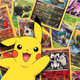 Pokemon trading card game cards display bottom