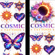 Cosmic Stellar Tattoos display card, showing the  upper portion