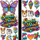 Sparkle and Shine Tattoos display card, upper portion