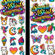 Sparkle and Shine Tattoos display card, lower portion