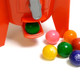Dubble Bubble® Rocket Gumball Machine Bank  showing detail of dispensing area