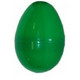 images showing vertical cross-section & shape of empty plastic egg