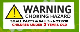 choking hazard under 3 years old