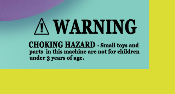 Not for children under 3 years of age