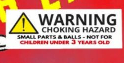 Not suitable for under 3 years of age