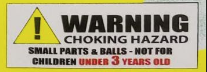choking hazard under 3 years