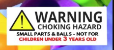 choking hazard ages 3 and under