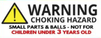 choking hazard ages 3 and under