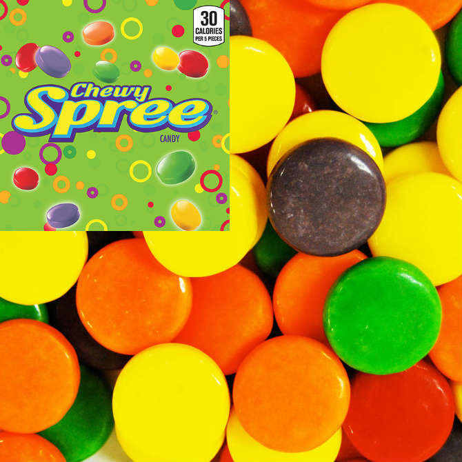 Chewy Spree Candy 30lb Bulk Case
