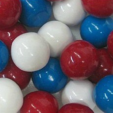 Baseball Gumballs White (1/850count)