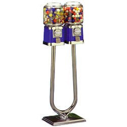 Double Round Beaver Vending Machine w/Stand | Gumballs.com