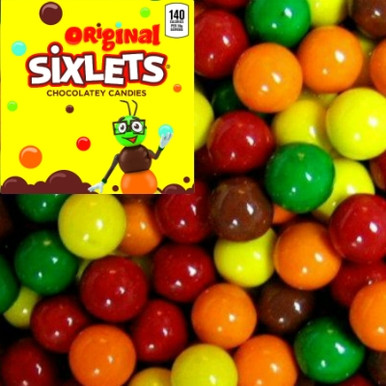 Sixlets Assorted Chocolate Bulk Candy | 25lbs | Gumballs.com