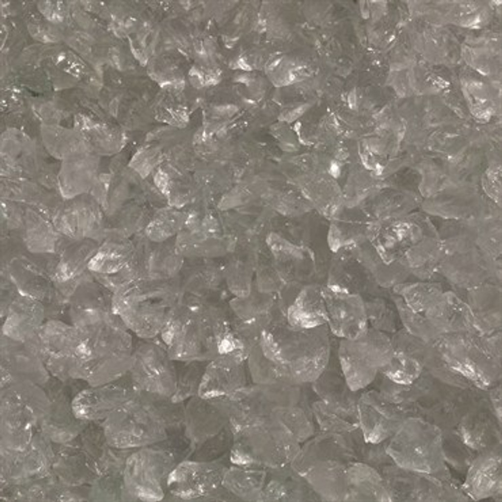 Exotic Glass Pebbles Ice Clear 2lb