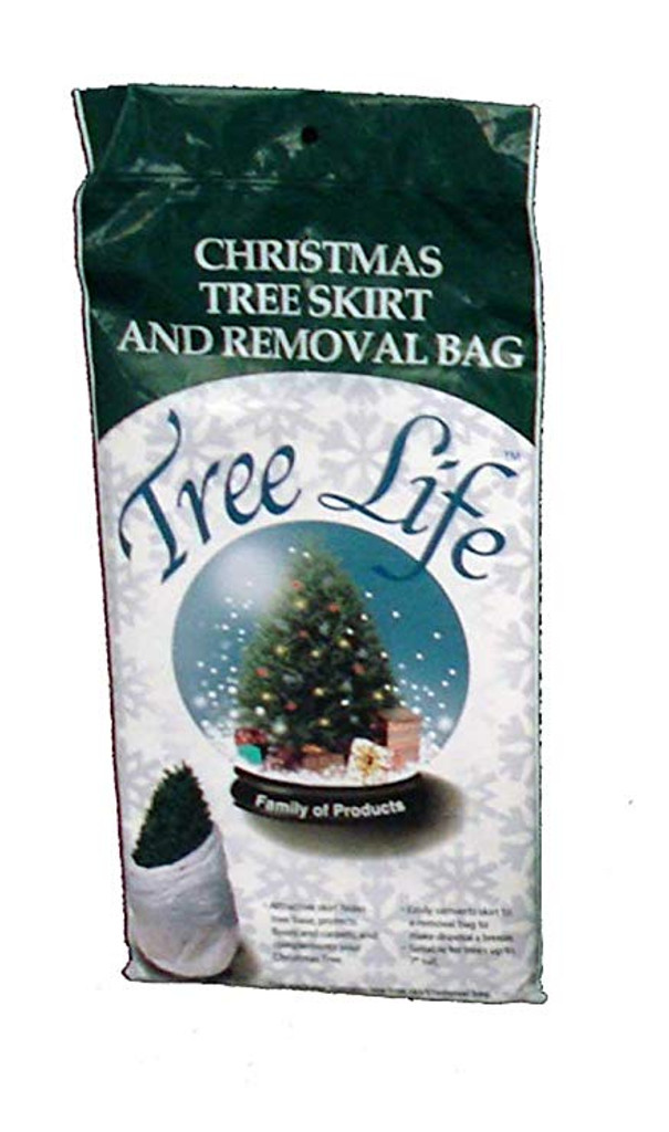 Tree Life Christmas Tree Removal Bag and Tree Skirt

144" (12ft) Circumference  90" Height 84" (7ft)