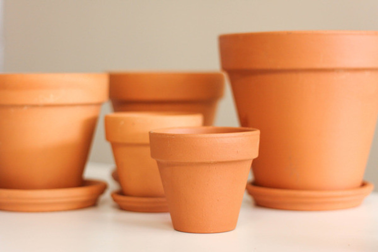 Terracotta Pots & Saucers 1.5" to 20" Urban Garden Center