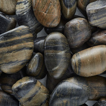 Exotic Pebbles Polished Striped