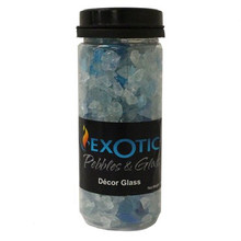 Exotic Glass Pebbles Bahama Blend