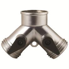 Melnor 2-Way ("Y") Metal Hose Shut-Off Connector 2