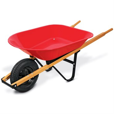 Wheelbarrow Red Capacity