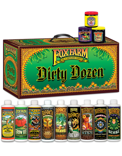 FoxFarm Dirty Dozen Liquids & Solubles Starter Pack