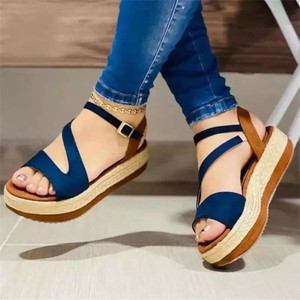 Platform Sandals Hollow Buckle Women's Shoes Platform Sandals Hollow Buckle Women's Shoes