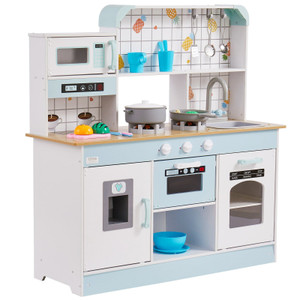 Christmas Gift! VEVOR Kitchen Playset Kids Pretend Cooking Play Toy 24 Piece Accessories White Christmas Gift! VEVOR Kitchen Playset Kids Pretend Cooking Play Toy 24 Piece Accessories White