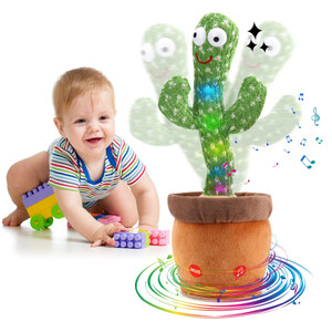 Baby Dancing Cactus Talking Cactus Toys; Wriggle Singing Cactus Repeats What You Say; Baby Boy Toys; Plush Electric Speaking Cactus ; Baby Girl 15 Second Voice Recorder Toy Baby Dancing Cactus Talking Cactus Toys; Wriggle Singing Cactus Repeats What You Say; Baby Boy Toys; Plush Electric Speaking Cactus ; Baby Girl 15 Second Voice Recorder Toy