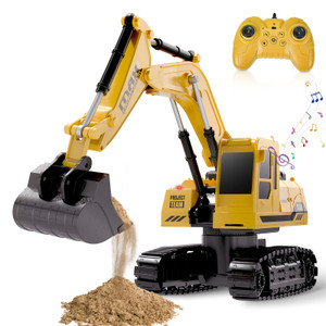 Model A 1: 2410-pass alloy excavator remote control vehicle (yellow) Model A 1: 2410-pass alloy excavator remote control vehicle (yellow)