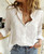 Leisure White Yellow Shirts Button Lapel Cardigan Top Lady Loose Long Sleeve Oversized Shirt Womens Blouses Casual Tunic Blusas
