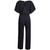Women Casual Loose Short Sleeve Belted Wide Leg Pant Romper Jumpsuits Women Casual Loose Short Sleeve Belted Wide Leg Pant Romper Jumpsuits