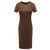 Summer Dresses Women Knee-Length Skinny Office Dress Short Sleeve Bandage Bodycon Beach Dress Vestidos Robes