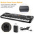 61 Keys Digital Music Electronic Keyboard Electric Piano Musical Instrument Kids Learning Keyboard w/ Microphone For Beginners Kids Girls Boys Adults 61 Keys Digital Music Electronic Keyboard Electric Piano Musical Instrument Kids Learning Keyboard w/ Microphone For Beginners Kids Girls Boys Adults