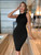 Body-Con Sexy Solid Sleeveless Dress; Slim Casual Every Day Dress; Women's Clothing Body-Con Sexy Solid Sleeveless Dress; Slim Casual Every Day Dress; Women's Clothing