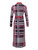 Bodycon Plaid V-neck Dress Without Belt, Elegant Long Sleeve Dress For Spring & Fall, Women's Clothing Bodycon Plaid V-neck Dress Without Belt, Elegant Long Sleeve Dress For Spring & Fall, Women's Clothing