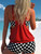 Plus Size Casual Swimsuit Set, Women's Plus Colorblock Dot Print Cut Out Round Neck Cami Top & Shorts Bathing Suit Two Piece Set Plus Size Casual Swimsuit Set, Women's Plus Colorblock Dot Print Cut Out Round Neck Cami Top & Shorts Bathing Suit Two Piece Set