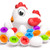 Toddler Chicken Easter Eggs Toys - Color Matching Game Shape Sorter With 6 Toy Eggs For Kids; Montessori Educational Toys Easter Gifts For 3 4 5 6 Girls Boys Baby Toddler Chicken Easter Eggs Toys - Color Matching Game Shape Sorter With 6 Toy Eggs For Kids; Montessori Educational Toys Easter Gifts For 3 4 5 6 Girls Boys Baby