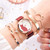 Women Fashion Watches Set 5Pcs Quartz Wristwatch Mesh Belt Cat Dial Luxury Women Watch Casual Ladies Clock With Bracelet Set