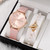 2pcs Women's Watches Set Ladies Fashion Watch New Simple Casual Women's Analog WristWatch Bracelet Gift(No Box)