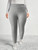 Plus Size Casual Leggings, Women's Plus Letter Print Liner Fleece High Rise Slight Stretch Leggings