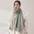 Women's scarves imitation cashmere new Japanese and Korean sweet scarves women's warm autumn and winter versatile grid scarves wholesale Women's scarves imitation cashmere new Japanese and Korean sweet scarves women's warm autumn and winter versatile grid scarves wholesale