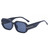 Fashion small frame sunglasses women's new retro ins wind wide-leg sunglasses women's trendy high-end wholesale