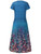 Floral Print Pocket Dress; Casual Short Sleeve Crew Neck Dress; Women's Clothing