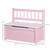 Qaba Toddler Toy Box Storage Bench with Large 27 L Interior, Kids Storage Bench Seat with Storage for Toddler Playroom Furniture, Kids Bedroom Furniture, Toy Organizer and Storage Bin Pink Qaba Toddler Toy Box Storage Bench with Large 27 L Interior, Kids Storage Bench Seat with Storage for Toddler Playroom Furniture, Kids Bedroom Furniture, Toy Organizer and Storage Bin Pink
